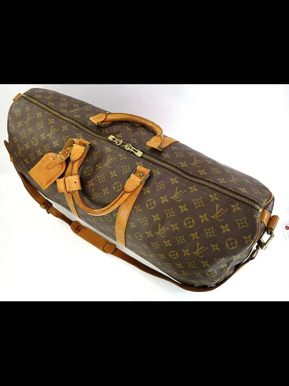Louis Vuitton Brown Monogram Keepall Weekend Bag